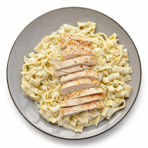 Asperge pasta met kipfilet